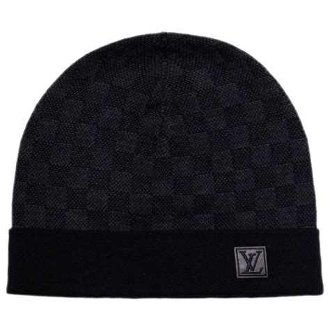 black lv beanie|louis vuitton beanie hat black.